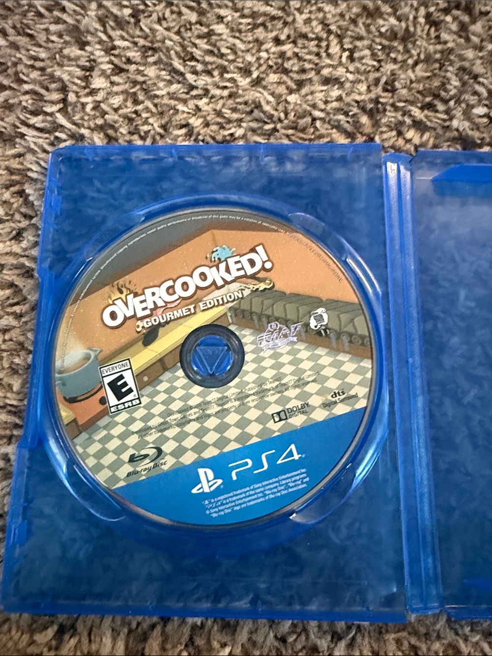 Sony PS4 Overcooked! Gourmet Edition – Blue Case & Disc Art